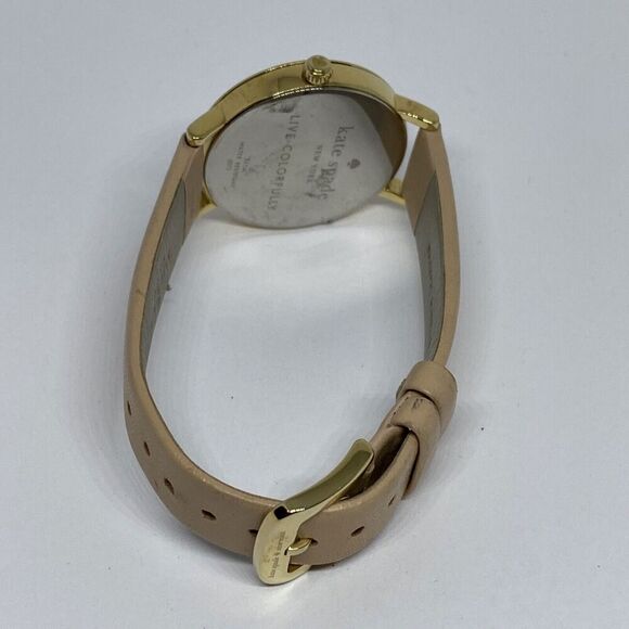 Kate Spade New York Vachetta 0073 Women Beige Leather Analog Quartz Watch WO796 main image 4